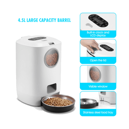 Visible Automatic Digital Dog Feeder - 4.5 Litre