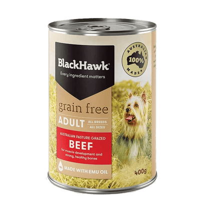 Black Hawk Wet Food – Beef – GRAIN FREE