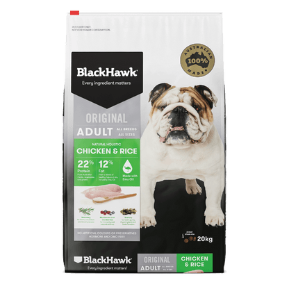 Black Hawk Chicken and Rice - Adult Dog