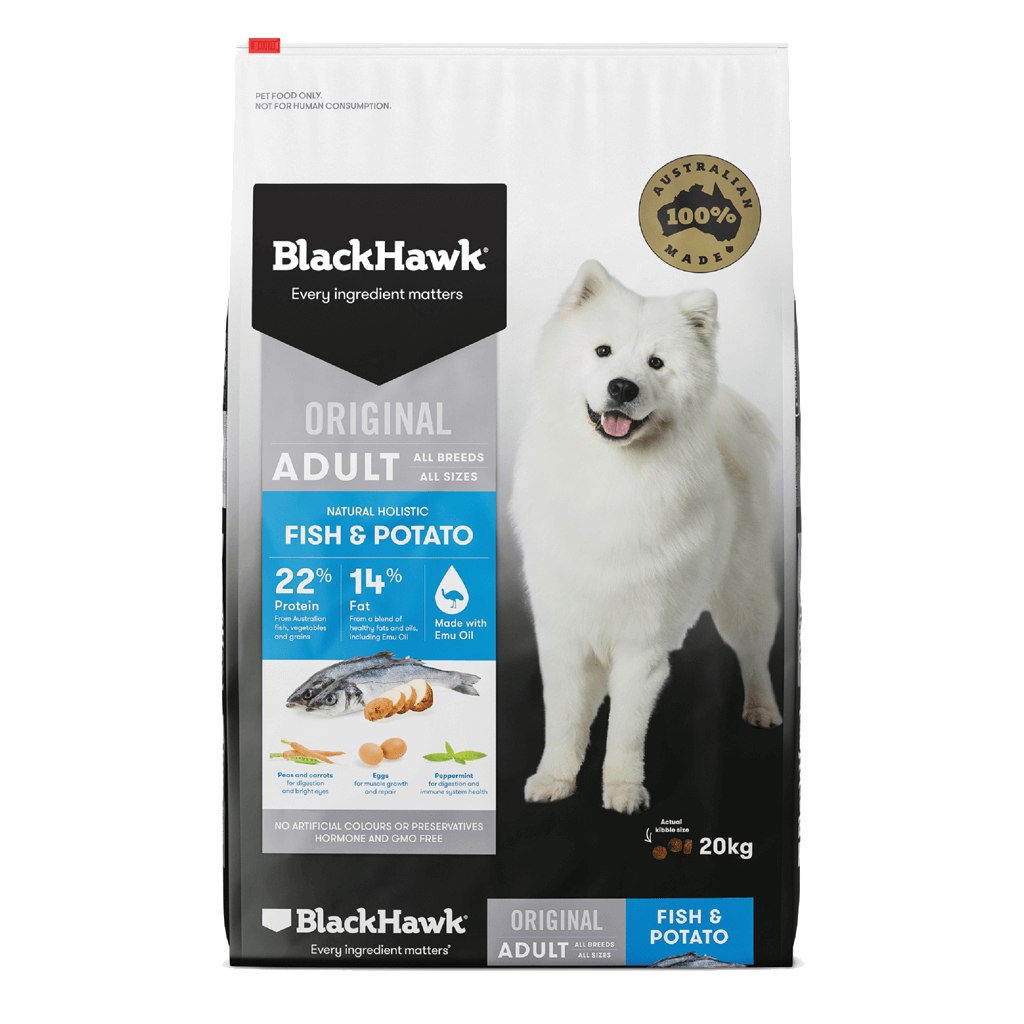 Black Hawk – Adult Dog – Fish & Potato