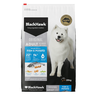Black Hawk – Adult Dog – Fish & Potato