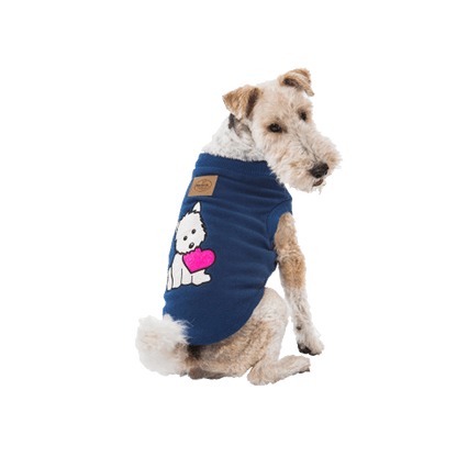 Puppy Heart Blue Dog Pyjamas