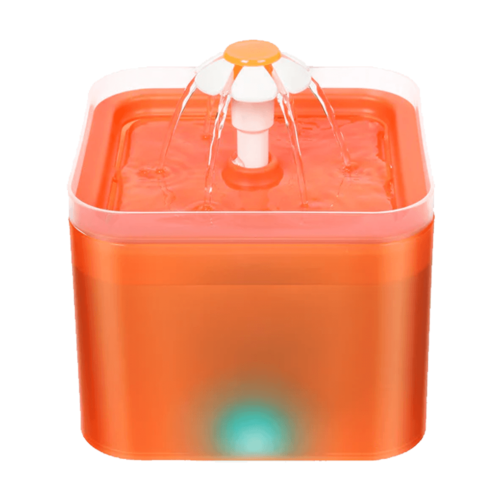 Electric Dog Water Fountain Orange