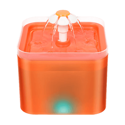 Electric Dog Water Fountain Orange