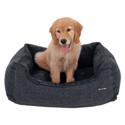 FEANDREA Dog Bed with Washable Cover