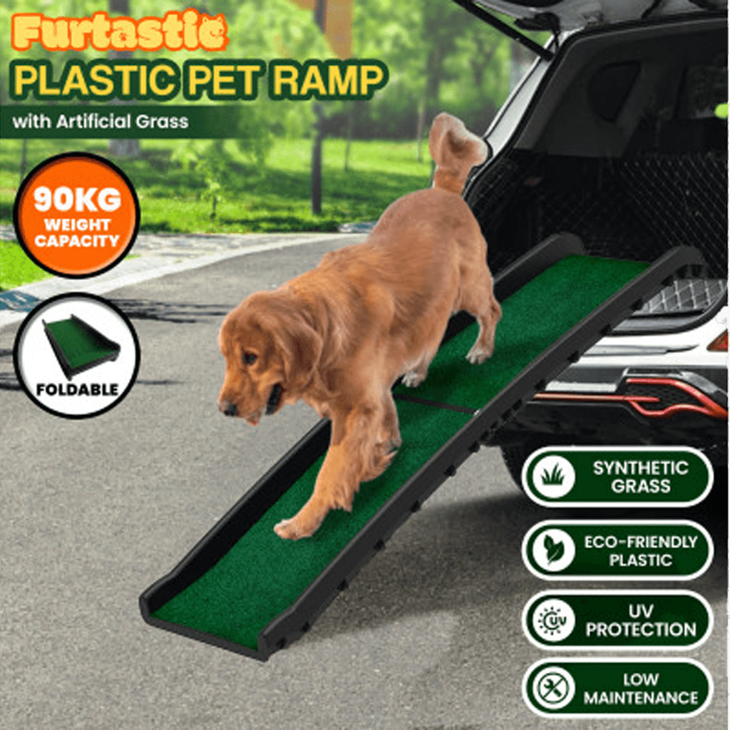 Furtastic Dog Ramp with Synthetic Grass