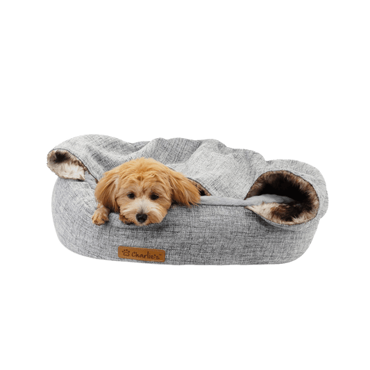 Charlies Hooded Dog Bed