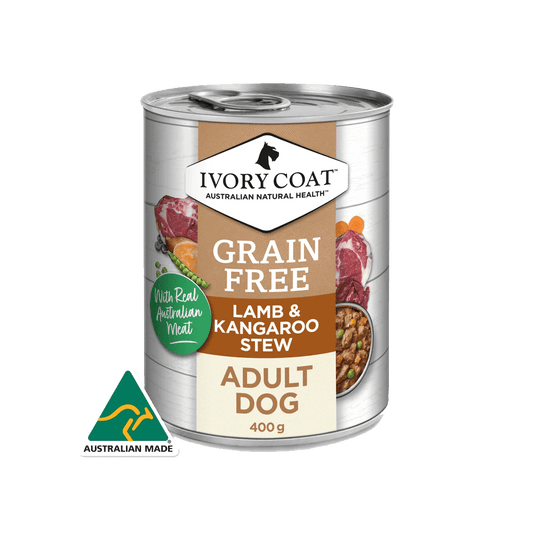 Ivory Coat Wet Food – GRAIN FREE - Lamb & Kangaroo Stew