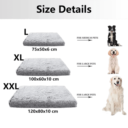 Pawfriends Square Dog Bed Grey