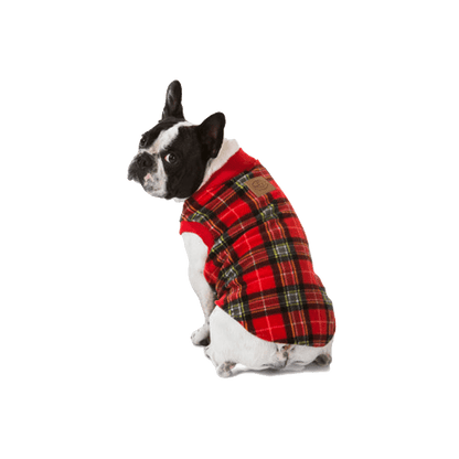 Red Tartan Dog Pyjamas