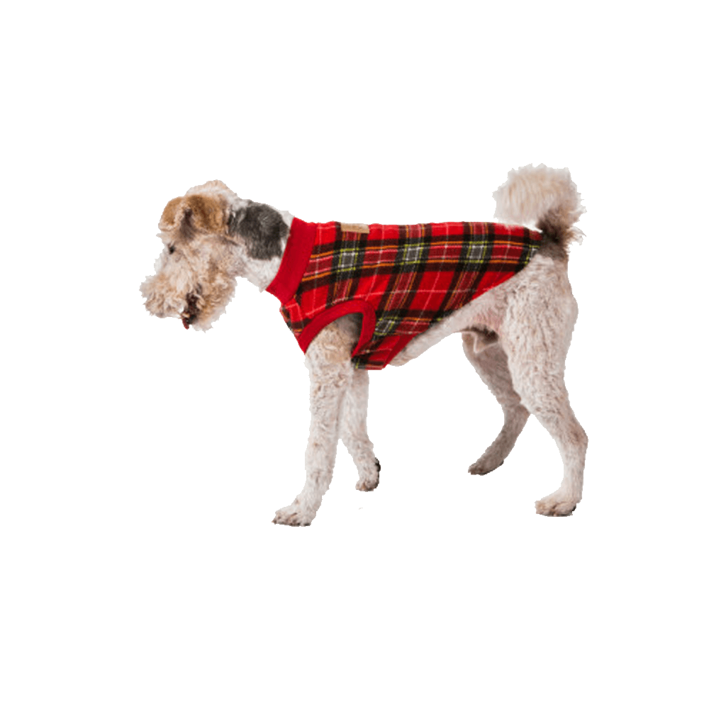 Red Tartan Dog Pyjamas