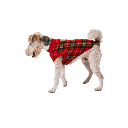 Red Tartan Dog Pyjamas