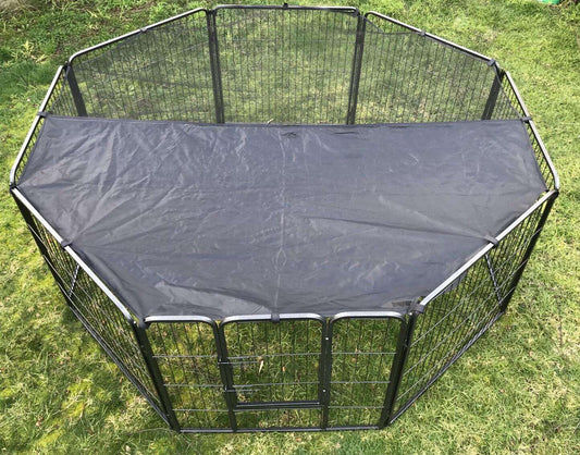 80 cm Heavy Duty Puppy Playpen Fence With Cover