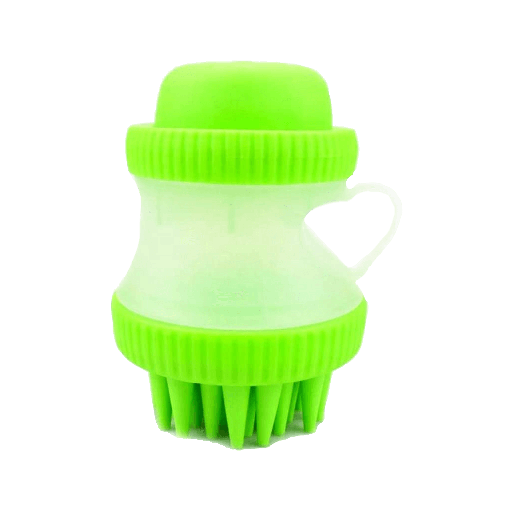 Floofi Dog Bath Brush Green