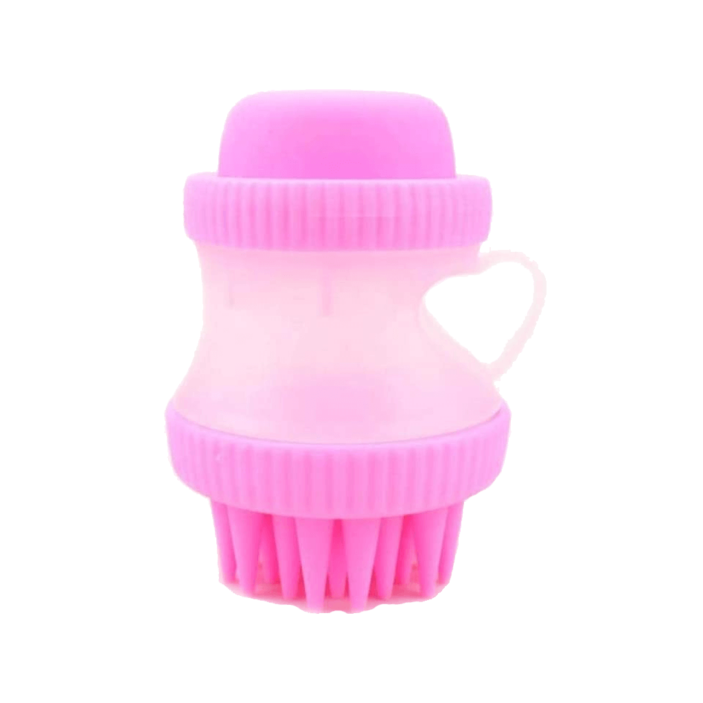 Floofi Dog Bath Brush Pink