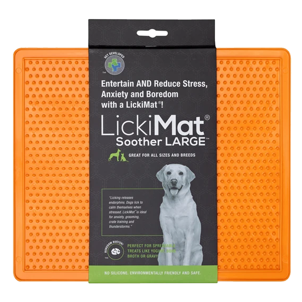 LickiMat Soother Large Orange