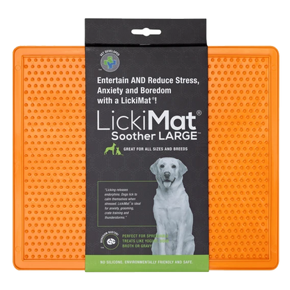 LickiMat Soother Large Orange