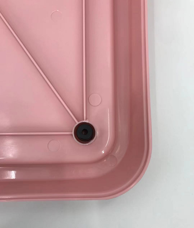 Small Portable Dog Potty Training Tray Mat - Pink