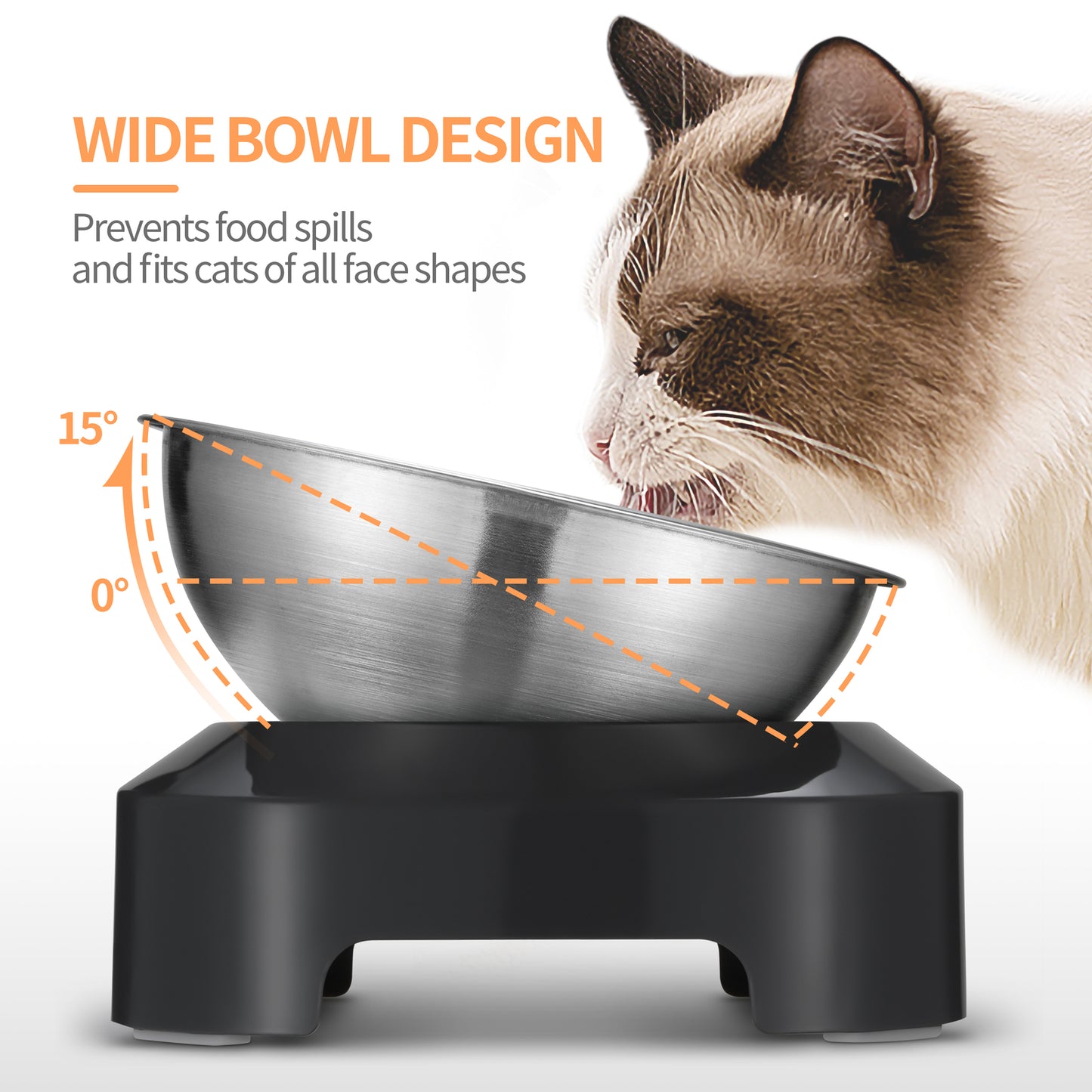 Stainless Steel Pet Bowl - Twin Pack
